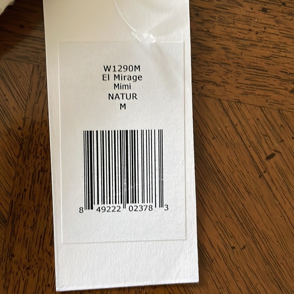 Eberjey El Mirage Swim top Natural Size M slightly lined. Lining removable. - Picture 5 of 9